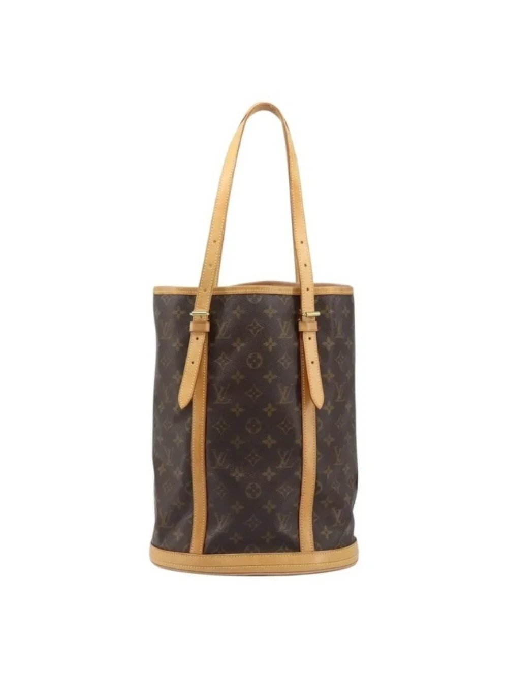 Authentic LOUIS VUITTON Monogram Bucket GM Shoulder Bag M42236 LV - Picture 5 of 16
